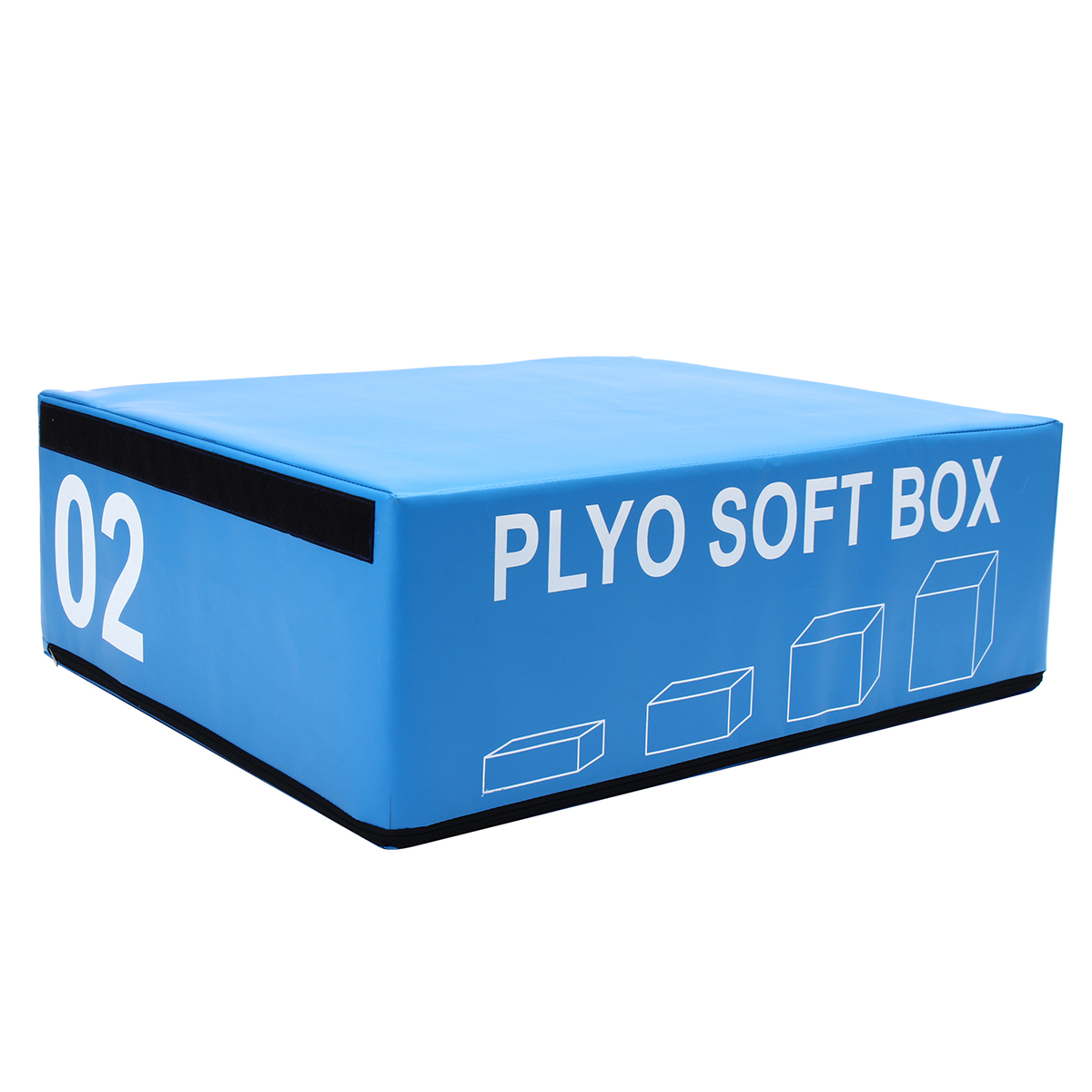 PROSPEC Plyometric Box Soft Foam 02 Blue - Click Image to Close